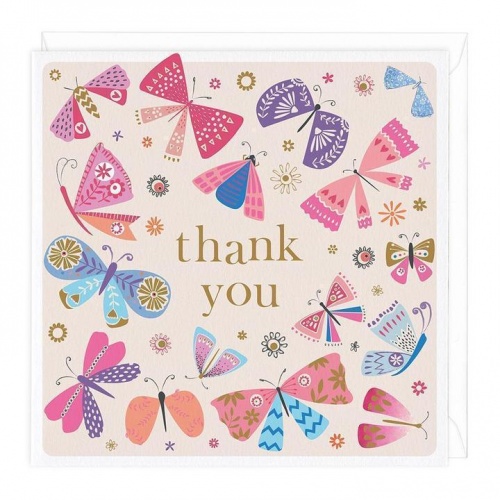 Thank You Butterfly Card Greeting Card Buy Online